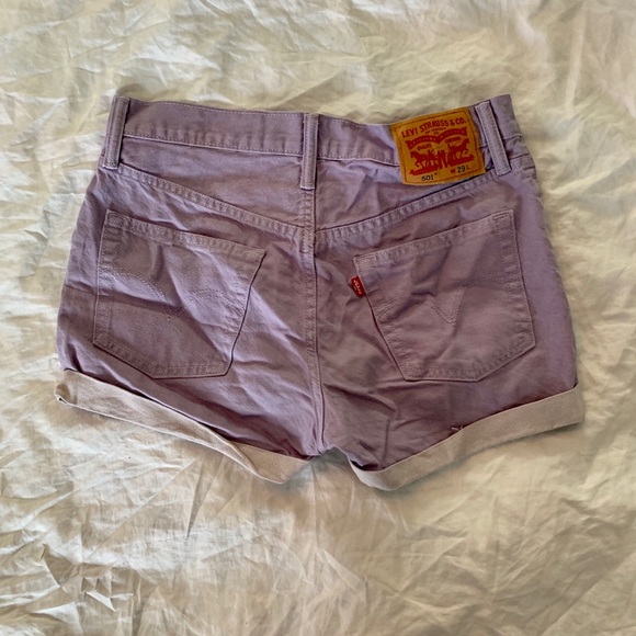 Levi’s 501 Button Fly Denim Shorts - Picture 3 of 3